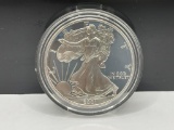 2001-W AMERICAN SILVER EAGLE PROOF DOLLAR IN CAPSULE