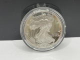 2002-W AMERICAN SILVER EAGLE PROOF DOLLAR IN CAPSULE