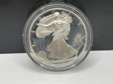 1993 AMERICAN SILVER EAGLE PROOF DOLLAR IN CAPSULE