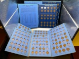 U.S. LINCOLN WHEAT AND MEMORIAL CENT COLLECTION IN FOUR COIN BOOKS