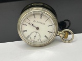 1890 ELGIN GRADE 96 SEVEN JEWELS POCKET WATCH