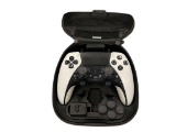 PLAYSTATION 5 SONY DUALSENSE EDGE WIRELESS CONTROLLER IN GLACIER WHITE FINISH WITH STORAGE POUCH
