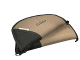 TWO CABELAS SNUG-FIT HAND GUN PADDED STORAGE POUCHES WITH ZIPPER