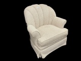 KRAUSE'S CUSTOM CRAFTED FUTNITURE TARZAN ANTIQUE UPHOLSTERED OCCASIONAL CHAIR