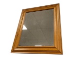 PINE WOOD FRAMED MIRROR