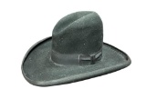 STETSON 5X BEAVER BORSALINO BLACK HAT