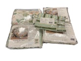 BRAND NEW IN BOX ALAKIJA MAGNOLIA PATTERN LUXURY BEDDING COLLECTION QUEEN SIZE BED SET