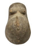 VINTAGE AFRICAN MAKONDE FERTILITY BODY MASK TRIBAL SCULPTURE