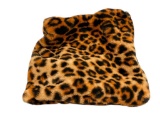 PIA ROSSINI GIZELLE LEOPARD FAUX FUR BAG