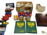 COLLECTIBLE TOPPS BASEBALL CARDS, OAKLAND A'S DONRUSS 1990 BASEBALL CARDS, TEAM BALL REPLICA BALLS