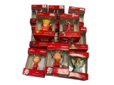 HALLMARK CHRISTMAS ORNAMENTS INCLUDING PEANUTS, MARVEL, CHRISTMAS ANGELS, AND BARBIE