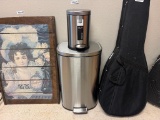 LIKE-NEW STAINLESS STEEL TRACH BINS INCLUDING LARGE AND SMALL