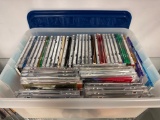 MORE THAN 50 ASSORTED CD'S INCLUDING CHRISTMAS, CHILDREN THEMES, AND MORE