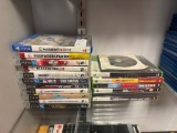 ONE PS4 VIDEO GAME, 10 PS3 VIDEO GAMES, AND SIX XBOX 360 VIDEO GAMES