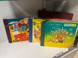 COLLECTION OF SEVEN SETS OF 33 1/3 RPM RECORDS INCLUDING WALT DISNEY'S 