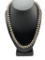 VINTAGE NAVAJO PEARLS STERLING SILVER BEAD NECKLACE