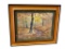 JOHN ELWOOD BUNDY AMERICAN ARTIST ORIGINAL WATERCOLOR OF A PARK IN RICHMOND, INDIANA