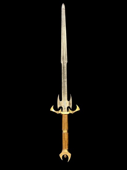 JAEGER KNIVES CUSTOM COMMISSION FANTASY SWORD DONE BY DON CARLOS VILLA NUEVA DE YANEZ CIRCA 1982