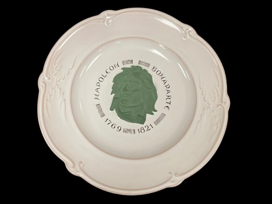 EXCLUSIVE "NAPOLEON BONAPARTE" COLLECTOR'S PLATE BY PIERRE MOTTON OF PARIS, FRANCE