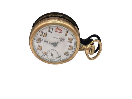ANTIQUE "NORMAL" NEW FACTORY TAVANNES SWISS MADE POCKET WATCH FEATURING TWO ADJUSTMENTS
