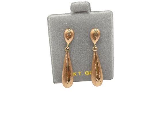 14K ROSE GOLD DROP EARRINGS