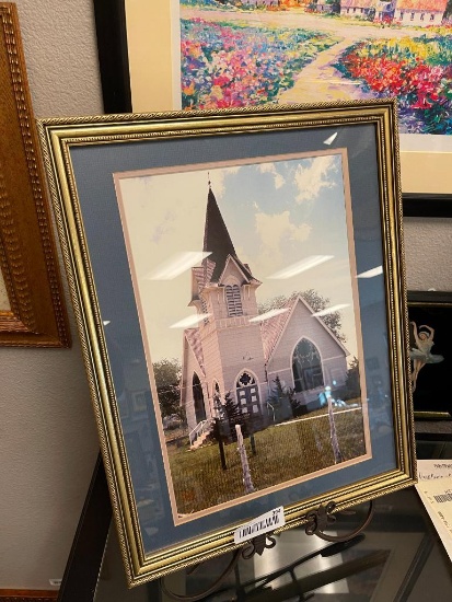 PHOTOGRAPH OF THE LITTLE CHURCH OF THE COSSROADS IN LAMOILLE, NV PRESBYTERIAN CHURCH