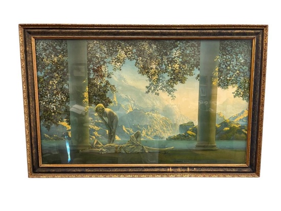 RENOWNED MAXFIELD PARRISH "DAYBREAK" PRINT