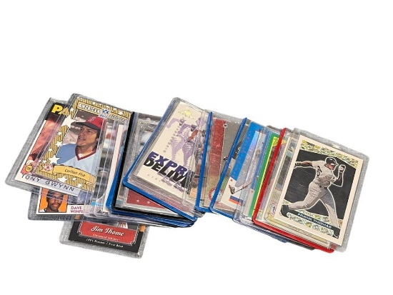 21 MLB HALL OF FAMER BASEBALL CARDS