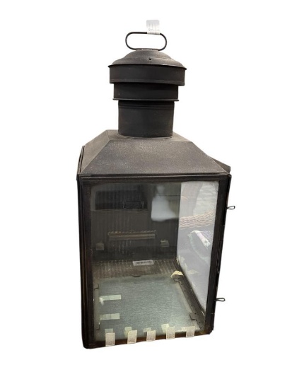 SHEETIRON RAILROAD STATION LANTERN