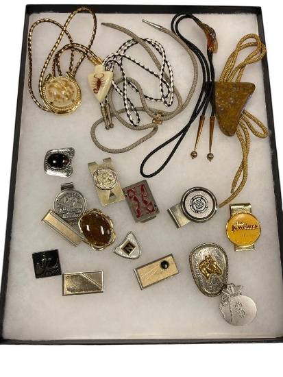MENS FASHION JEWELRY AND ACCESORIES, MONEY CLIPS AND BOLO TIES