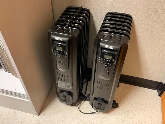 TWO DELONGHI SPACE HEATERS
