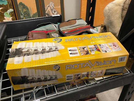 NEW IN BOX 360 DEGREE ROTAVISION REVOLVING STORAGE SYSTEM