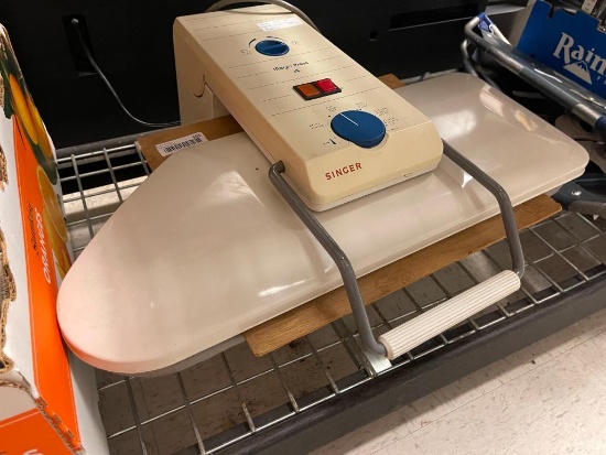 VINTAGE SINGER MAGIC PRESS 4 DRY IRON COMMERCIAL HEAT PRESS