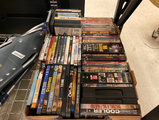 APPROX. 65 ASSORTED DVD'S FEATURING MOSTLY MOVIES
