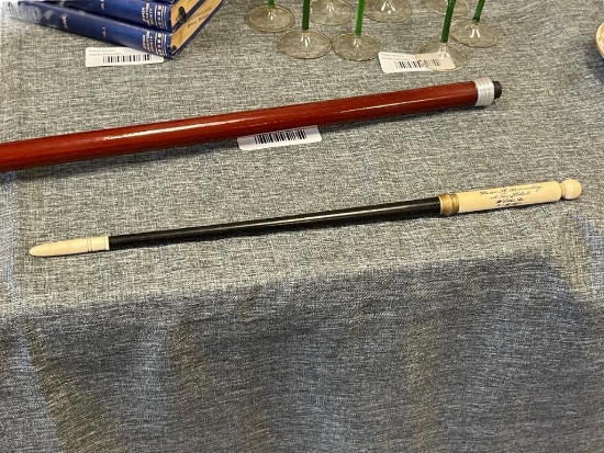 EARLY 20TH CENTURY CONDUCTOR"S BATON USED BY ORCHESTRAL CONDUCTOR