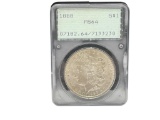 1888 U.S. MORGAN SILVER DOLLAR PCGS MS64