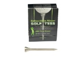 FOUR .999 FINE SILVER COLELCTIBLE GOLF TEES IN ORIGINAL CASE