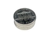 FIVE WIENER PHILHARMONIKER 1.50 EURO .999 FINE SILVER COINS