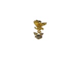10K YELLOW GOLD HARLEY DAVIDSON MOTOCYCLES FLYING EAGLE PENDANT