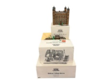 DEPT. 56 / DICKENS VILLAGE PORCELAIN ILLUMINATING BUILDINGS AND ACCESSORIES