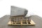 Material Transport Hopper with Incline Auger Conveyor