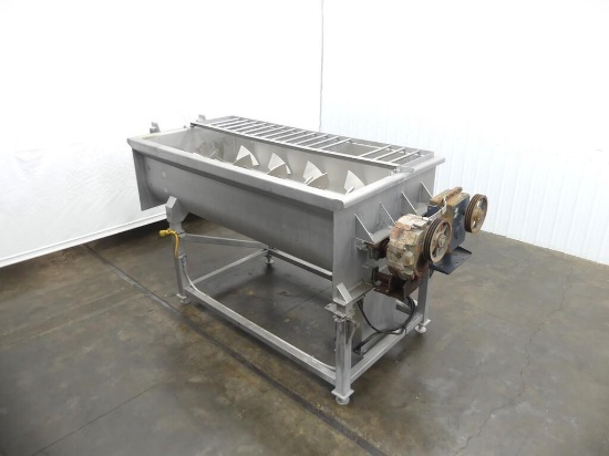 AMFEC 510 6,000 Lbs. Dual Shaft Stainless Steel Paddle Blender