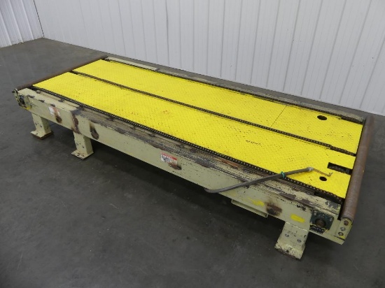 Chain Pallet Conveyor 120" Long x 48" Wide