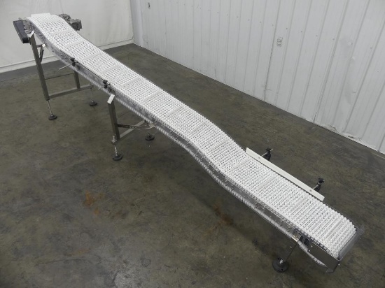 Span Tech S-Curve Cleated Incline Conveyor 14"W