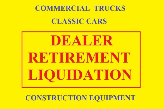 TRUCK-EQUIP-CLASSIC CAR DEALER RETIREMENT AUCTION