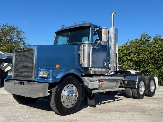 2003 WESTERN STAR 4900 DAYCAB TRUCK CATERPILLAR C15 6NZ TURBO DIESEL 13 SPEED MANUAL TRANSMISSION