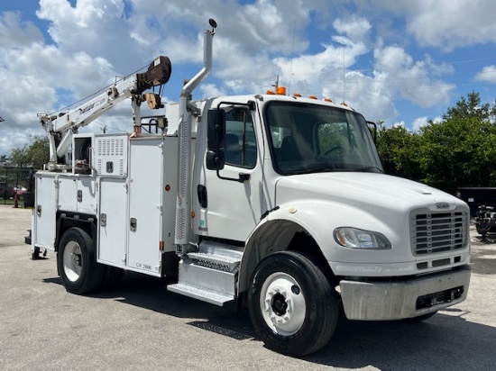 2012 FREIGHTLINER M2106 MECHANICS SERVICE MAINTAINER CRANE TRUCK CUMMINS DIESEL NON CDL!