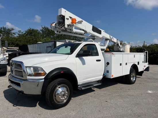 2011 RAM 5500 BUCKET BOOM TRUCK 6.7L CUMMINS TURBO DIESEL