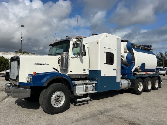 2015 WESTERN STAR 4900 TORNADO F4SL VACUUM EXCAVATION VAC TANK TRUCK DETROIT D16 600HP DIESEL