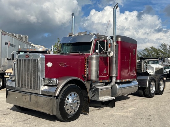 1994 PETERBILT 379 EXTENDED HOOD FLAT TOP SLEEPER TRUCK CATERPILLAR CAT 3406 TURBO DIESEL
